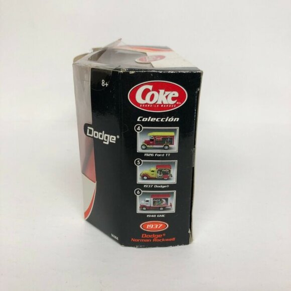 Matchbox Coca-Cola Collectibles 1937 Dodge Collectible Norman Rockwell 2001 NIB - Picture 3 of 8